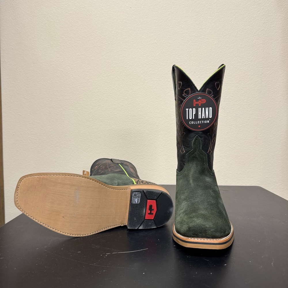 Men's Horse Power Top Hand Waxy Commander Emerald Roughout Boot